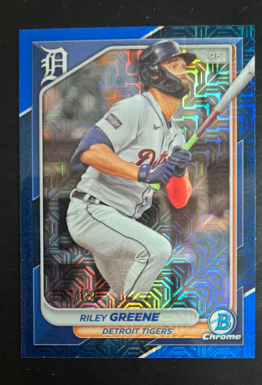 2024 Bowman Blue #16 Riley Greene /150 *Tigers*