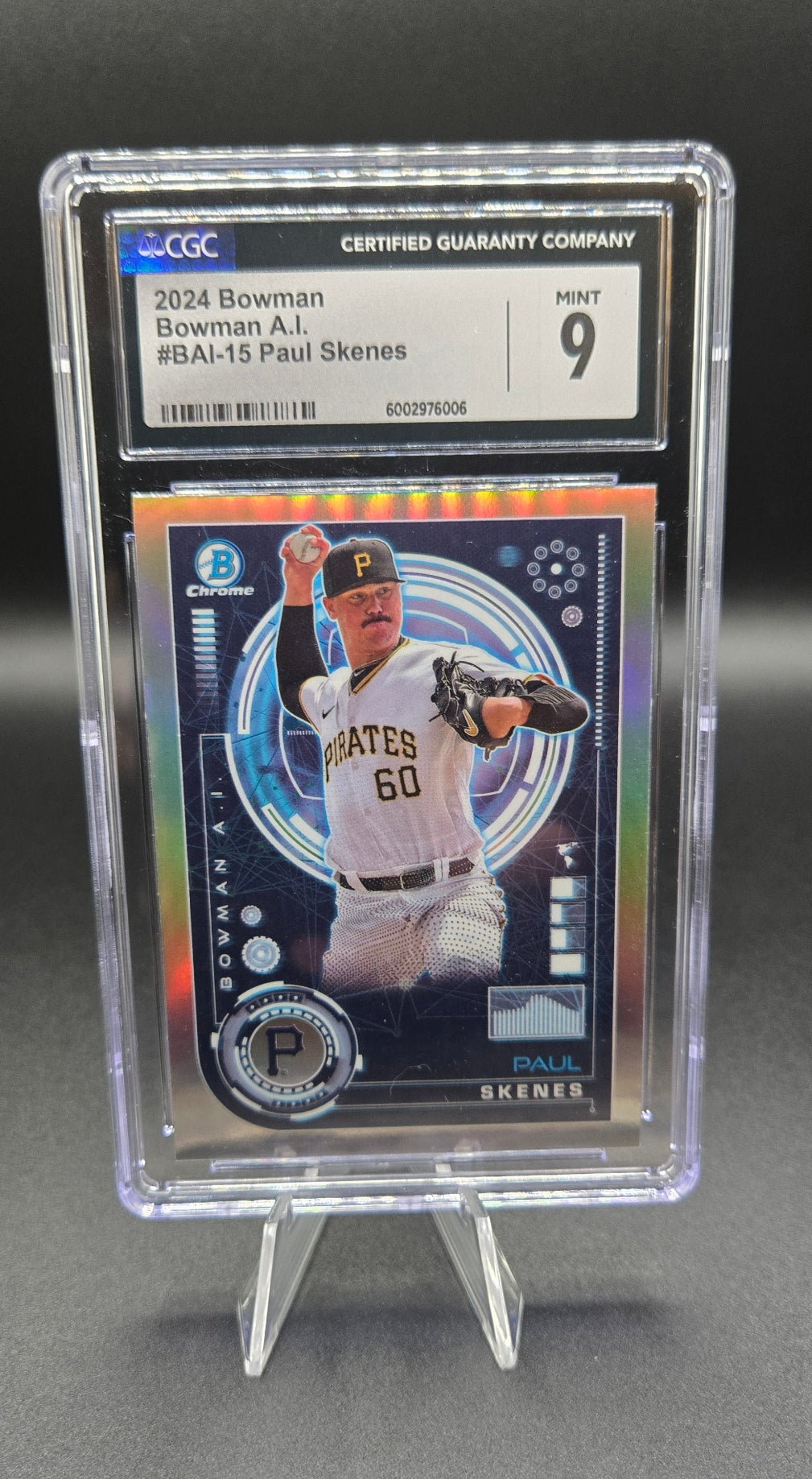 2024 Bowman Chrome Bowman AI #BAI15 Paul Skenes