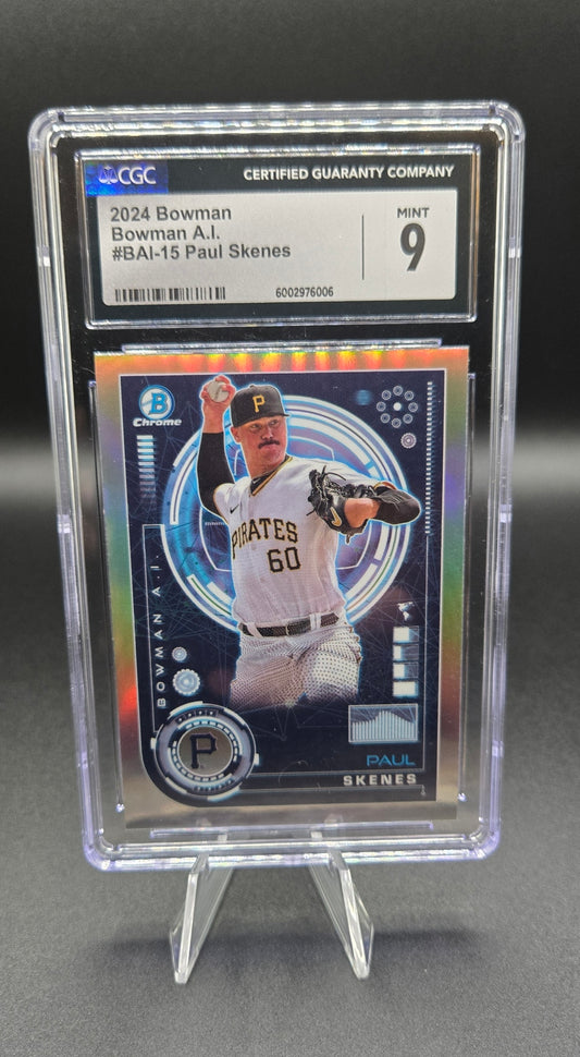 2024 Bowman Chrome Bowman AI #BAI15 Paul Skenes