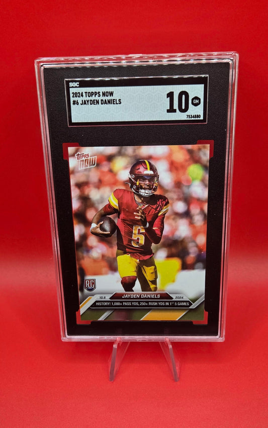 2024 Topps Now #6 Jayden Daniels SGC 10