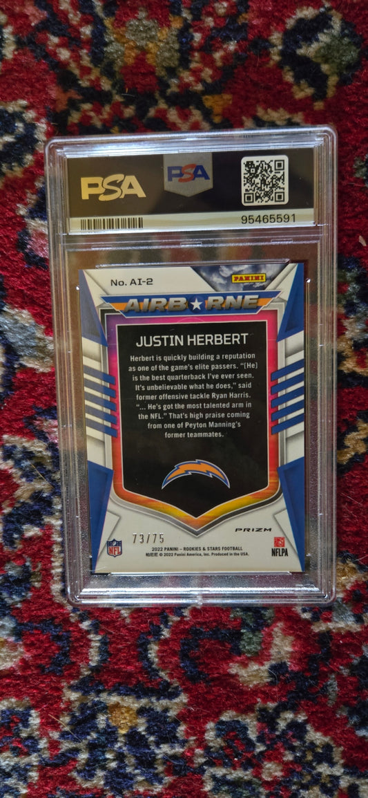 2022 Rookies & Stars Justin Herbert #AI2 Airborne-Pink 73/75