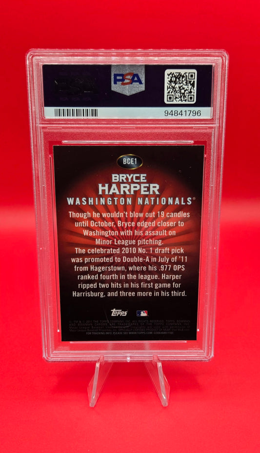 2011 Bowman Chrome Bryce Harper Retail Exclusive #BCE1 Bryce Harper Red