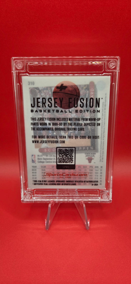1993-94 Scottie Pippen Jersey Fusion Upper Deck #310 Warm-up Pants Swatch