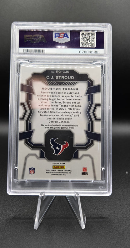 2023 Panini Prizm Rookie Gear Prizms Pink #RG-CJS CJ Stroud