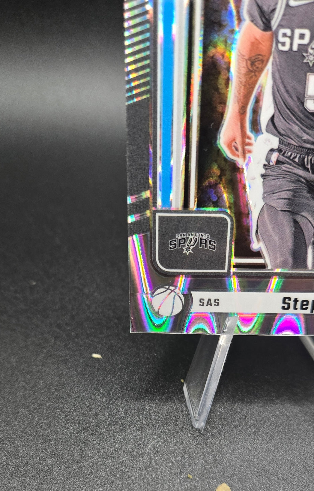 2024-25 Stephon Castle Donruss Optic Silver Ray Wave - #P-244 ROTY Spurs