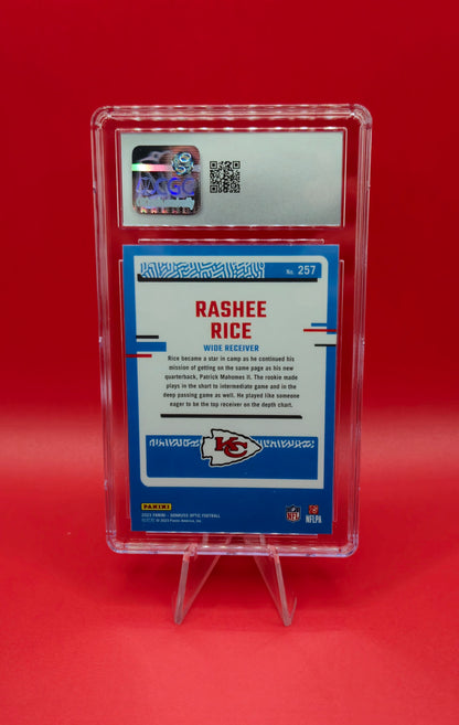 2023 Panini Donruss Optic #257 Rashee Rice CGC 10 Gem💎Mint