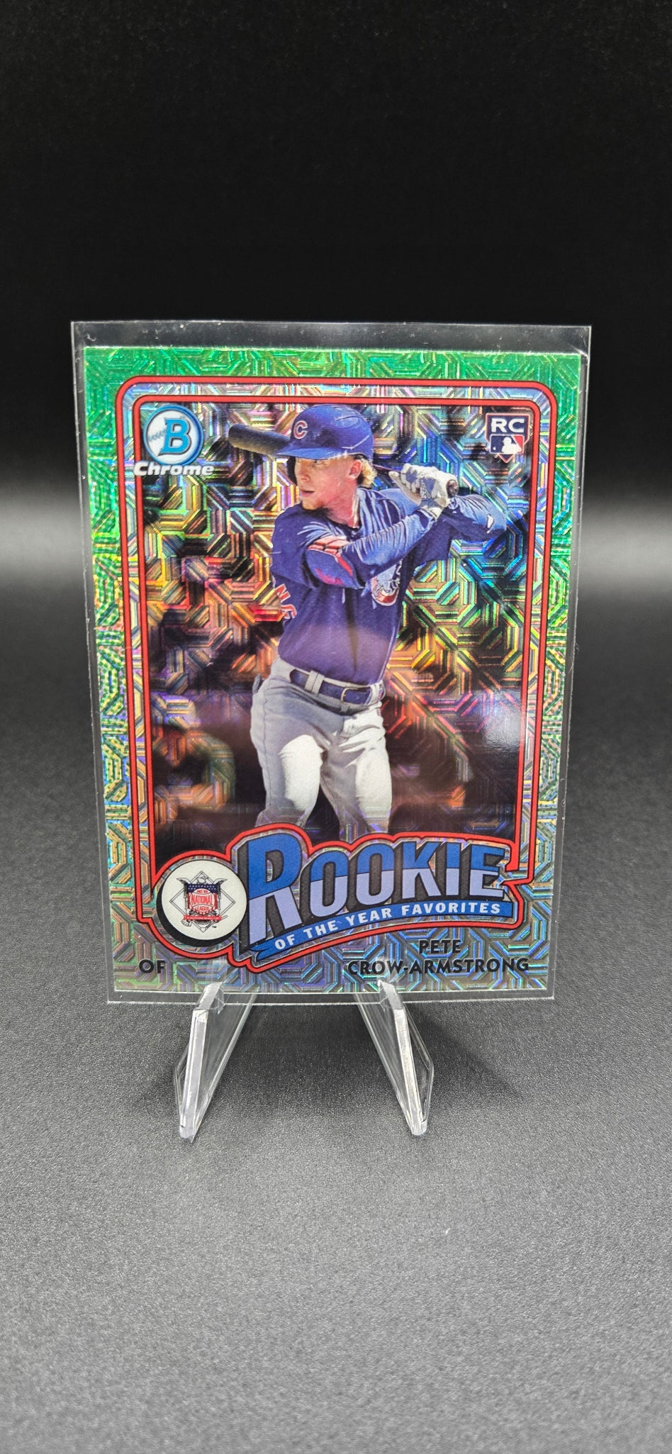 Pete Crow-Armstrong Mojo Rookie RC Refractor Cubs Prospect Chrome SP 🔥