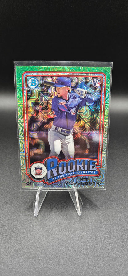 Pete Crow-Armstrong Mojo Rookie RC Refractor Cubs Prospect Chrome SP 🔥