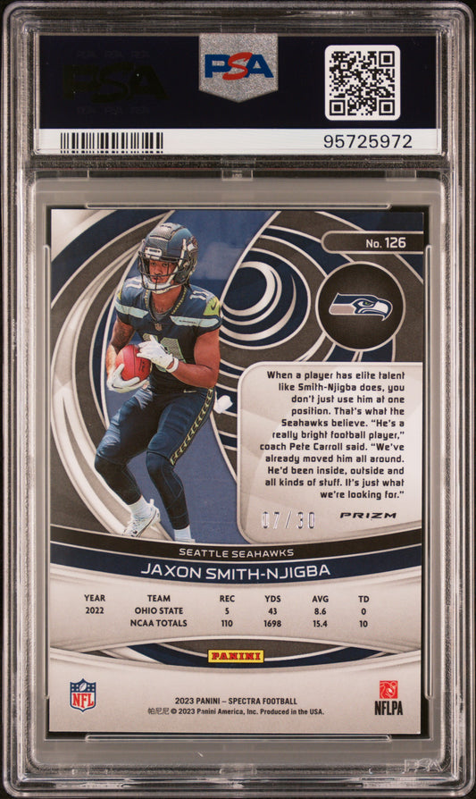 2023 Spectra Jaxon Smith-NJIGBA (JSN) Spectris 07/30 PSA 10
